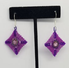 Load image into Gallery viewer, Hip to be Square Beaded Earrings
