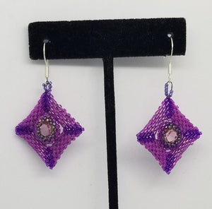 Hip to be Square Beaded Earrings