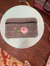 Load image into Gallery viewer, Large Fancy Lined Zipper Bag
