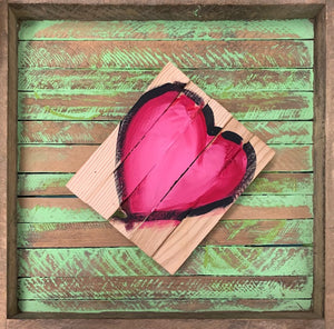 Small Rustic Farmhouse Heart