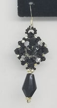 Load image into Gallery viewer, Little Black Dress Crystal Earrings
