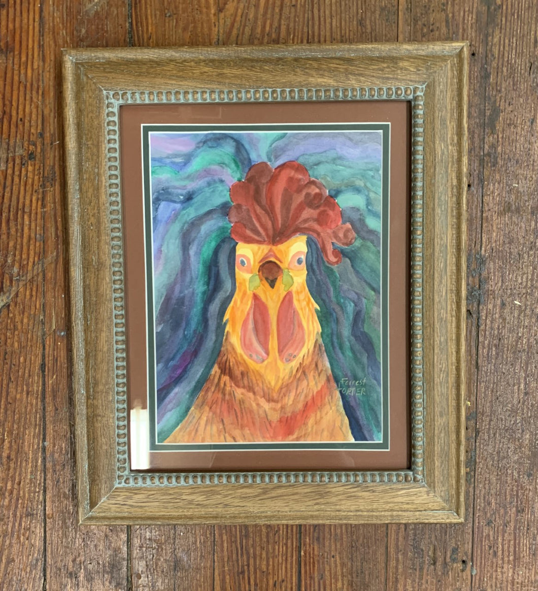 Whimsical Rooster by Forrest Fortier